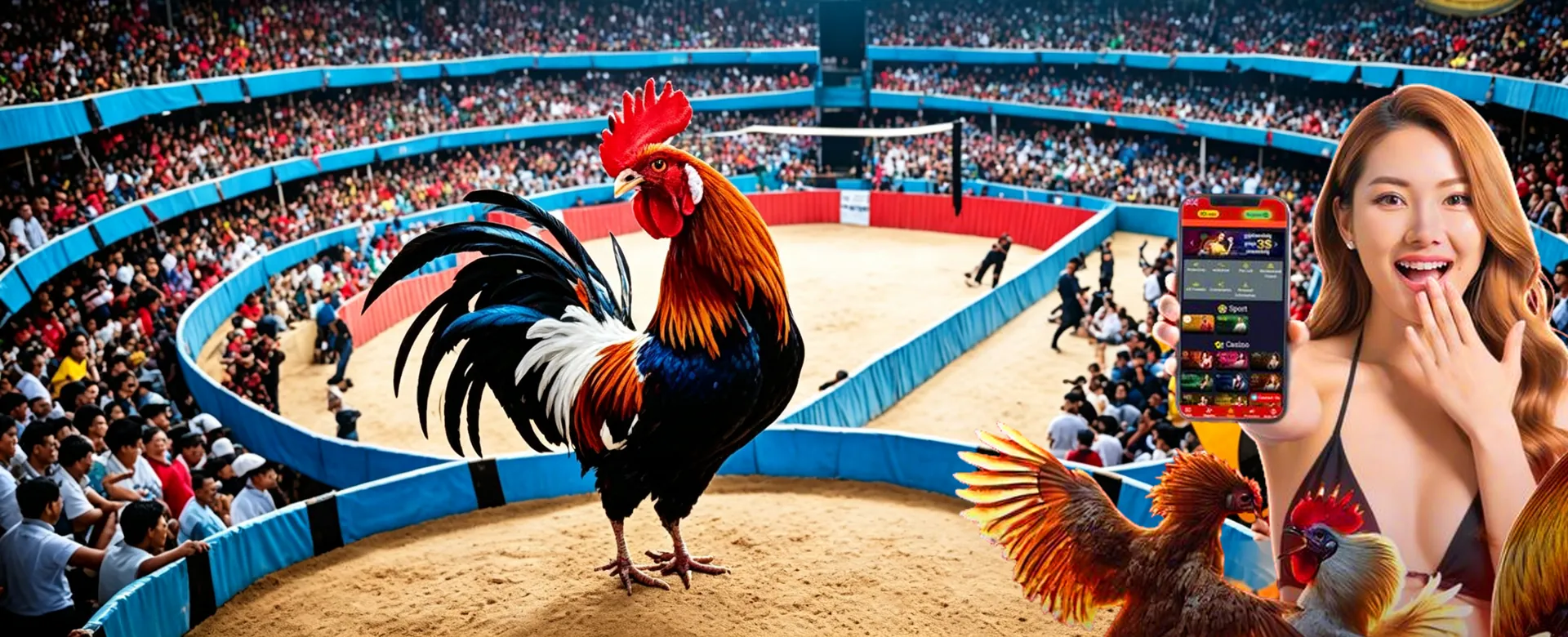 Dynamic image of sports betting action on the super platform